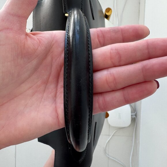 Hermes Kelly 28 Sellier black box leather gold HW 1995 - Picture 5 of 13